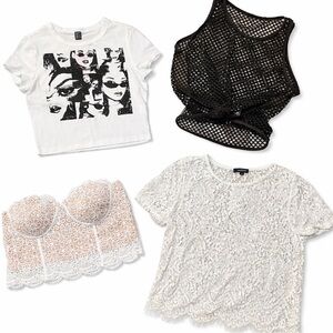 Variety crop tops